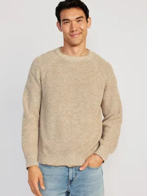 Crew-Neck Raglan Sweater for Men