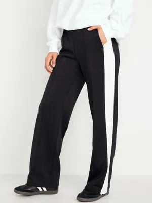 High-Waisted Brushed PowerSoft Track Pants for Women