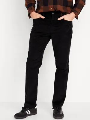 Straight Five-Pocket Corduroy Pants for Men