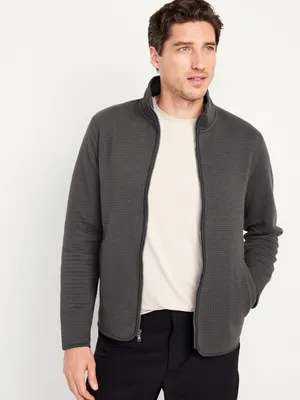 Quilted Fleece Full-Zip Jacket for Men