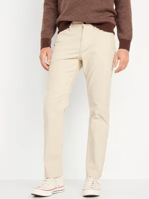 Straight Five-Pocket Corduroy Pants for Men