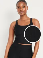 Light Support PowerSoft Ribbed Longline Sports Bra