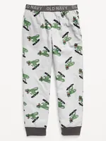 Printed Jersey-Knit Pajama Jogger Pants for Boys