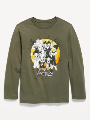 Long-Sleeve Gender-Neutral Dragon Ball Z Graphic T-Shirt for Kids