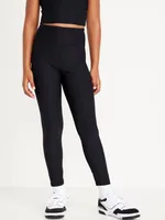 High-Waisted PowerSoft 7/8-Length Performance Leggings for Girls