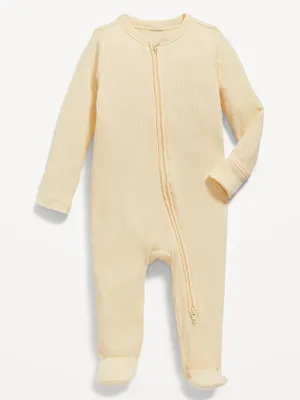 Unisex 2-Way-Zip Sleep & Play Footed One-Piece for Baby