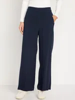 High-Waisted Playa Wide-Leg Pants