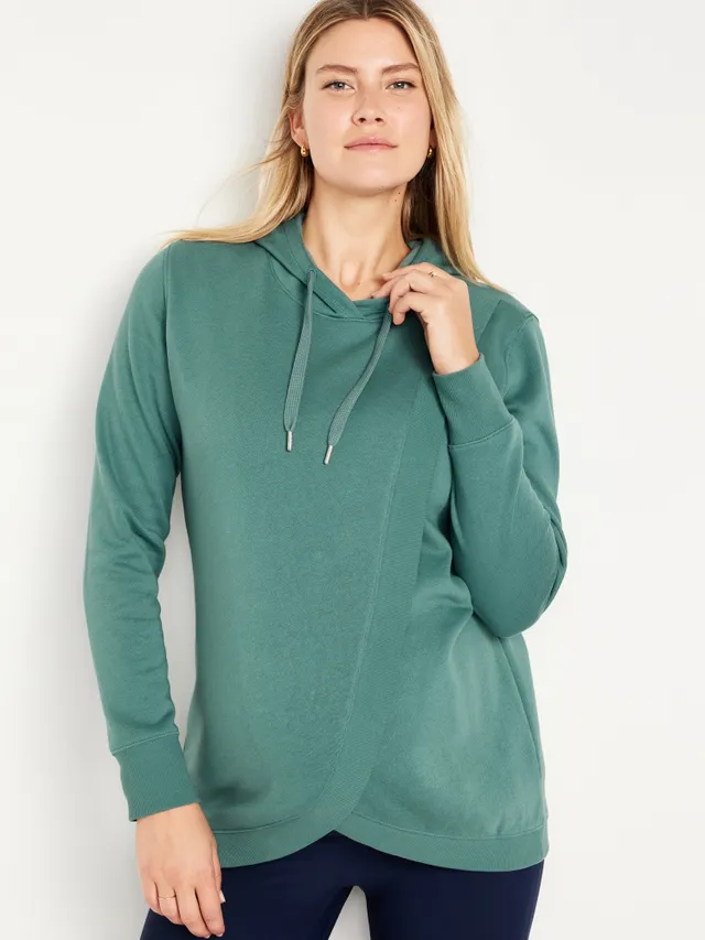 Maternity Cross-Front Nursing Sweatshirt