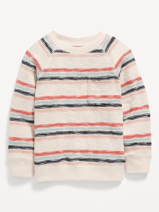 Old Navy Cozy-Knit Pocket Striped Sweater for Toddler Boys