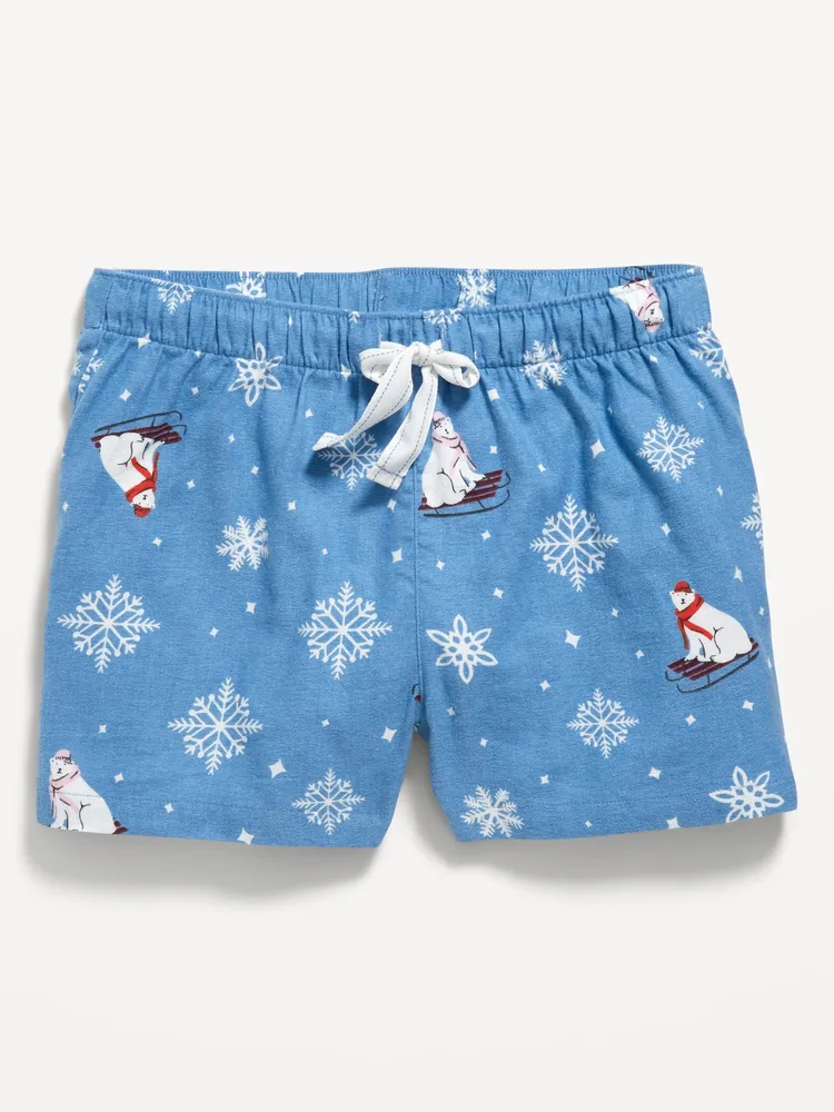 Old Navy Matching Flannel Pajama Shorts for Women - 2.5-inch