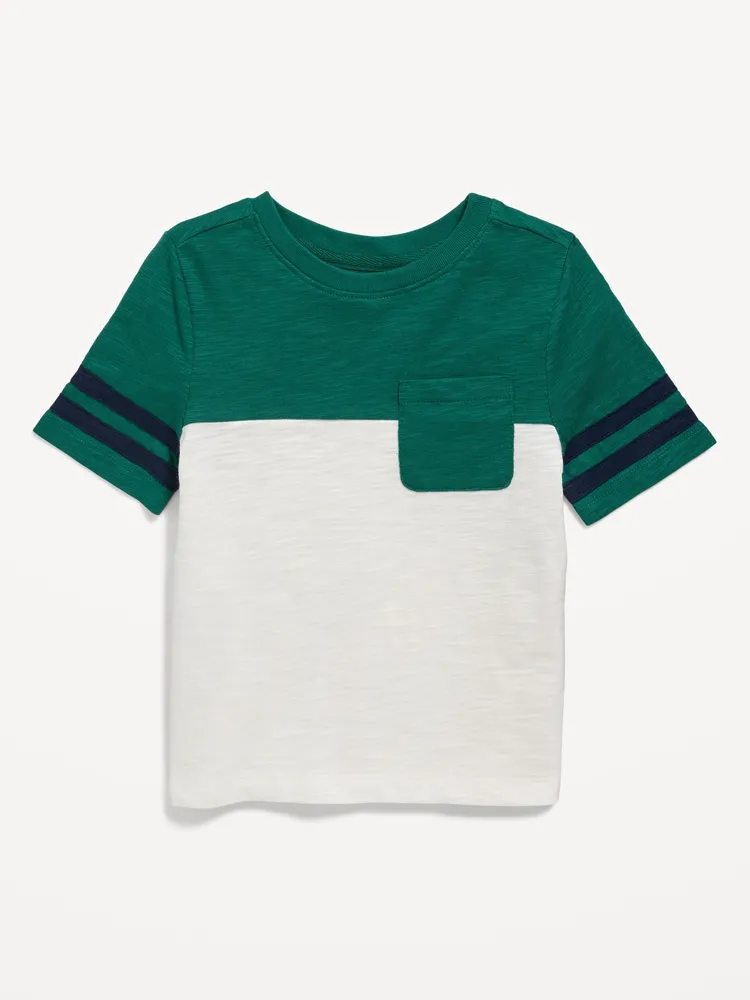 Striped Pocket T-Shirt for Toddler Boys