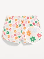 French Terry Dolphin-Hem Shorts for Toddler Girls