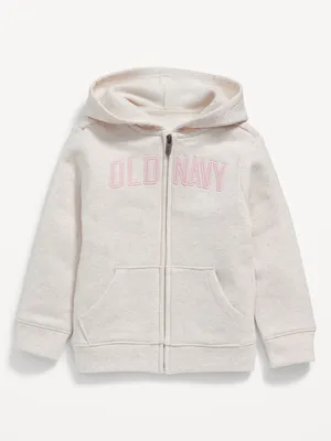 Logo-Graphic Zip Hoodie for Toddler Girls