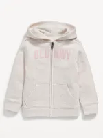 Logo-Graphic Zip Hoodie for Toddler Girls