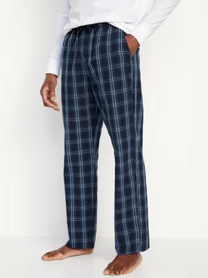 Printed Poplin Pajama Pants