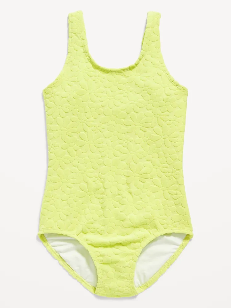 Square Neck V One Piece Swimsuit