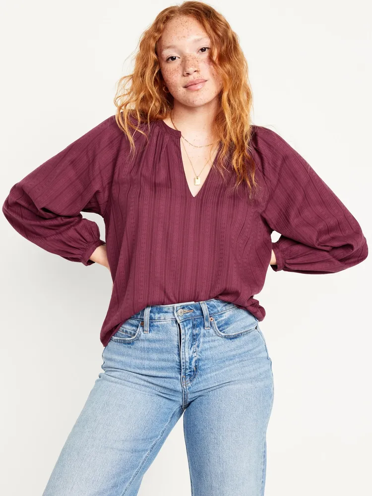 Textured Dobby Top