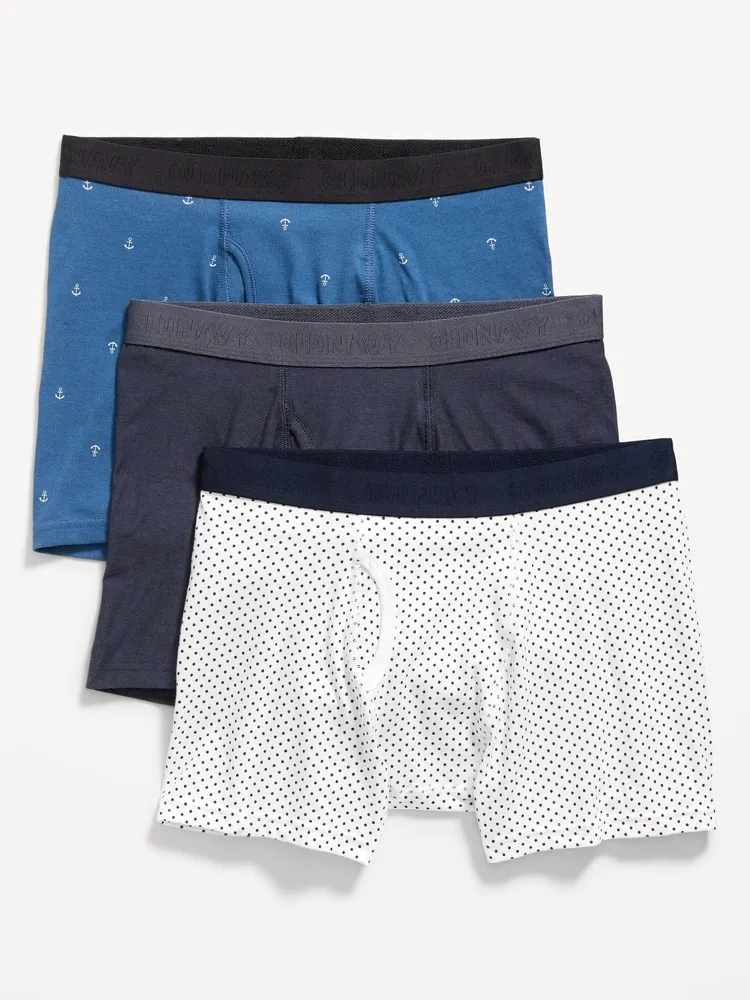 CLASSIC BOXER BRIEF: NAVY 3 PACK
