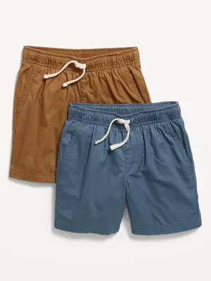 Twill Pull-On Shorts 2-Pack for Boys (Above Knee