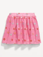 Embroidered Tulle Tutu Skirt for Toddler Girls