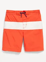 Color-Block Board Shorts for Boys