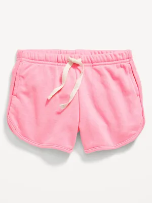 French Terry Dolphin-Hem Shorts for Toddler Girls