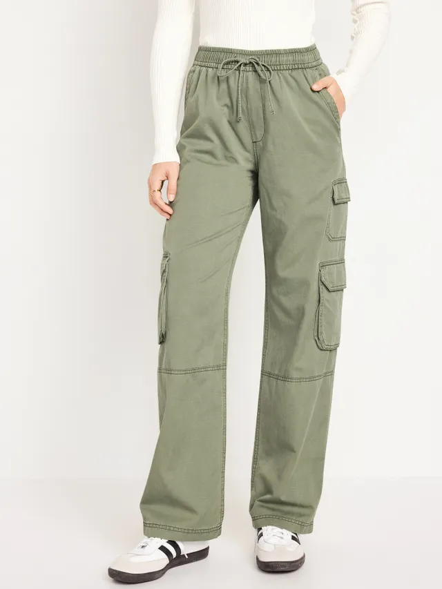 Women's High-Rise Cargo Utility Pants - Wild Fable Light Pink XS