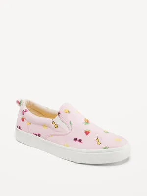 Canvas Slip-On Sneakers for Girls