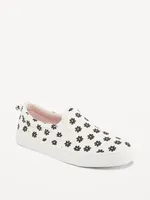 Canvas Slip-On Sneakers for Girls