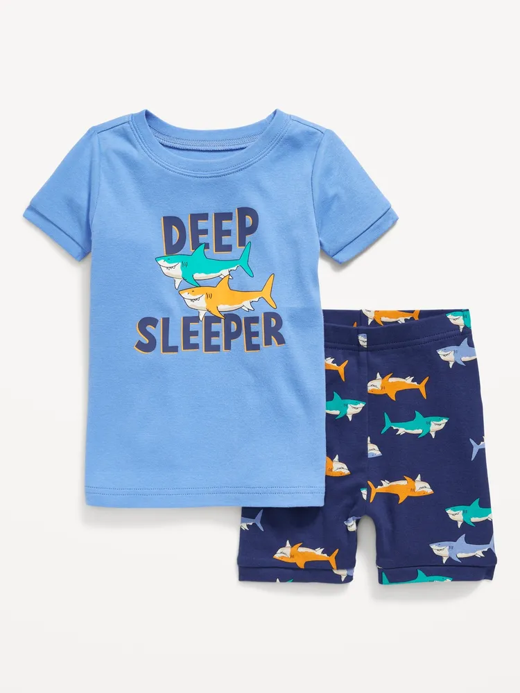 Unisex Snug-Fit Printed Pajama Set for Toddler & Baby