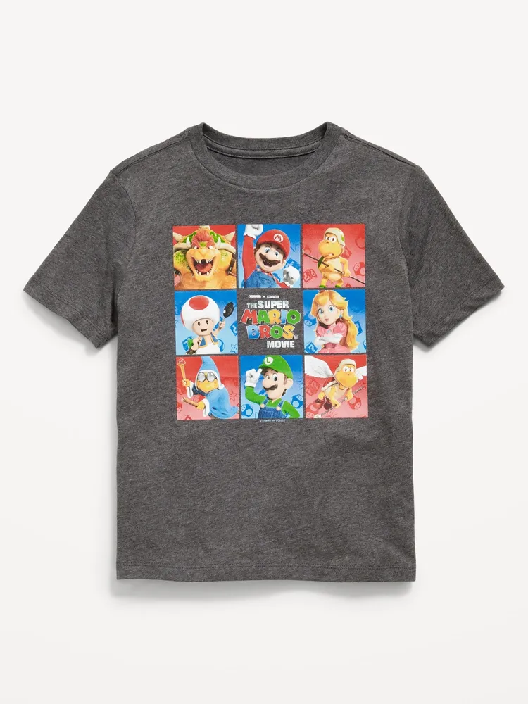 uper Mario Gender-Neutral Graphic T-hirt for Kids