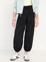 High-Waisted Cargo Performance Pants for Girls