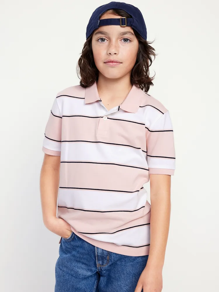 Printed Pique Polo Shirt for Boys