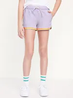 French Terry Dolphin-Hem Cheer Shorts for Girls