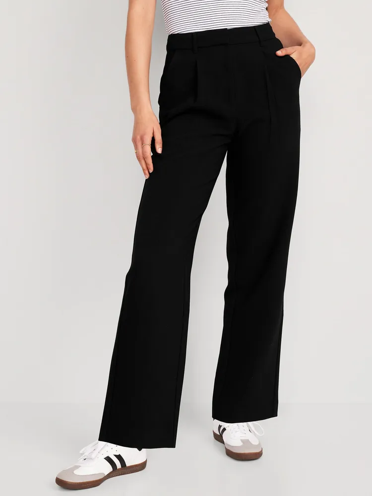 Extra High-Waisted Taylor Wide-Leg Trouser Pants