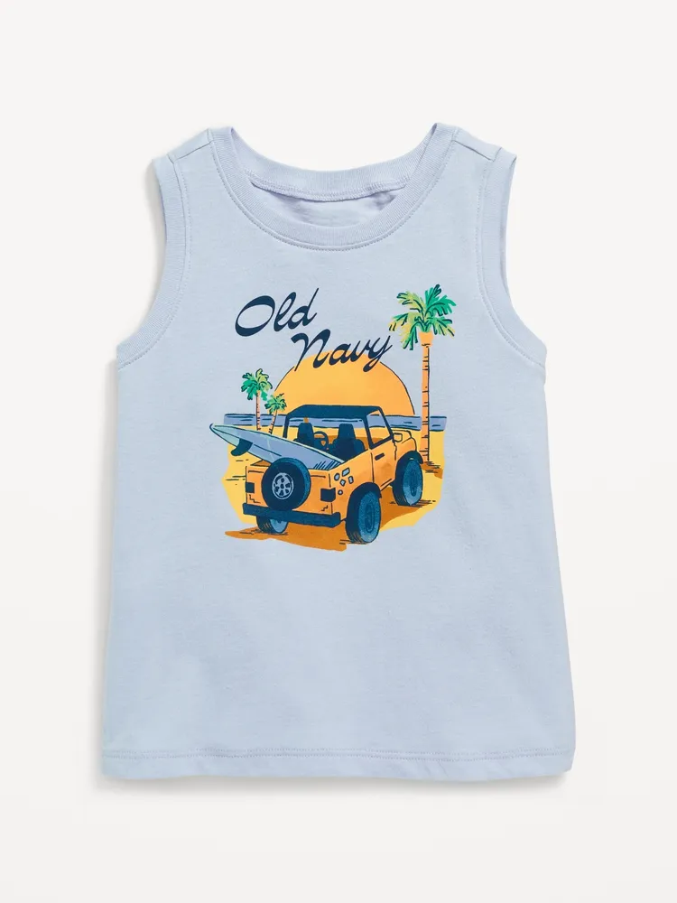 Logo-Graphic Tank Top for Toddler Boys