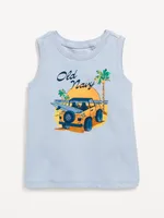 Logo-Graphic Tank Top for Toddler Boys