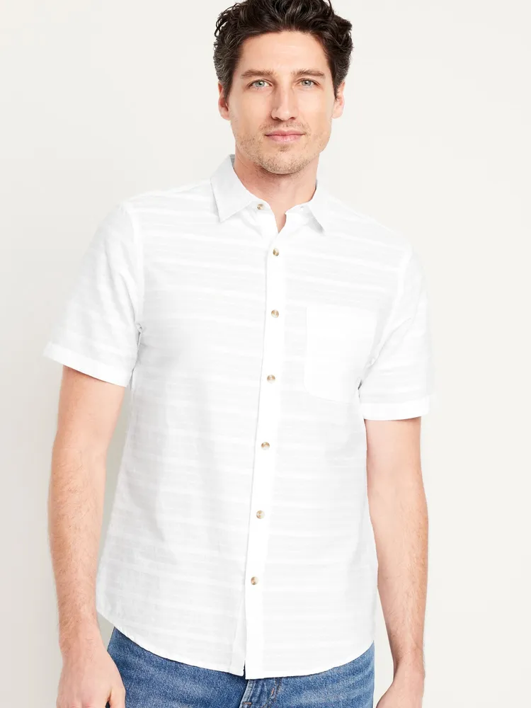 Old Navy Classic Fit Everyday Dobby Shirt for Men