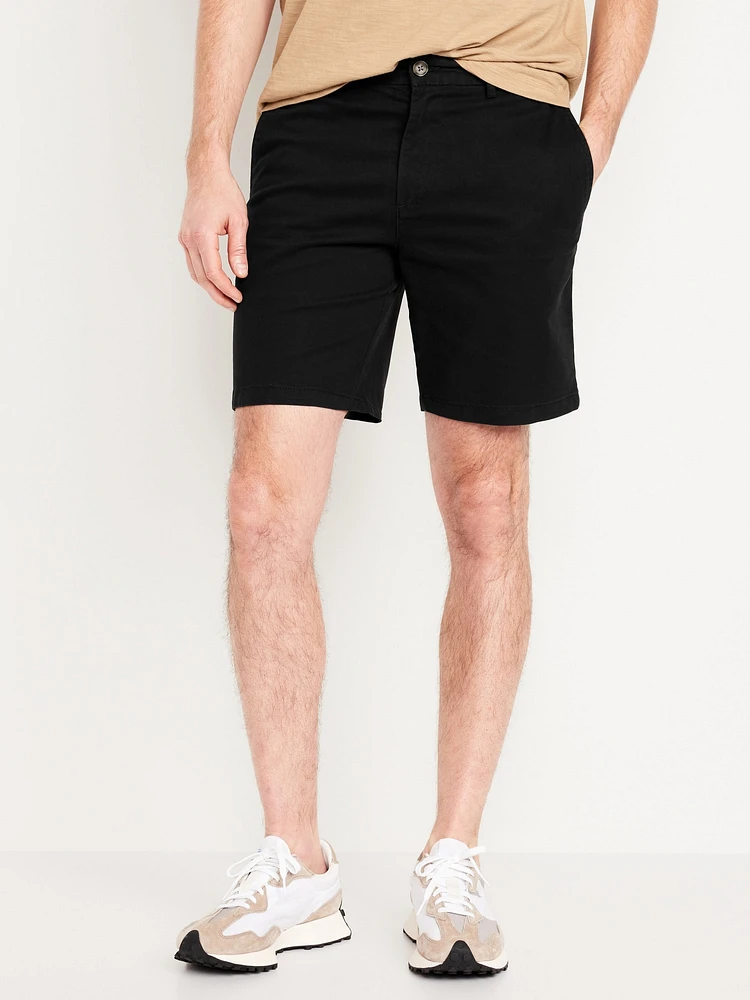 Slim Built-In Flex Rotation Chino Shorts - 8-inch inseam