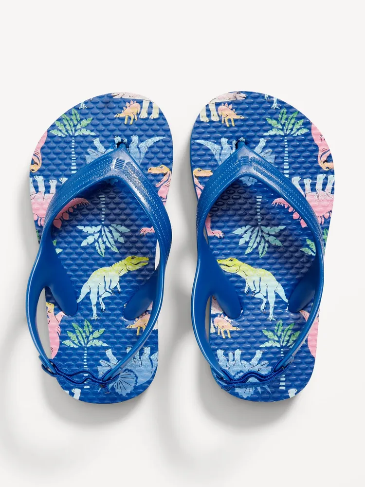 Old Navy Printed Flip-Flop Sandals for Toddler Boys (Partially