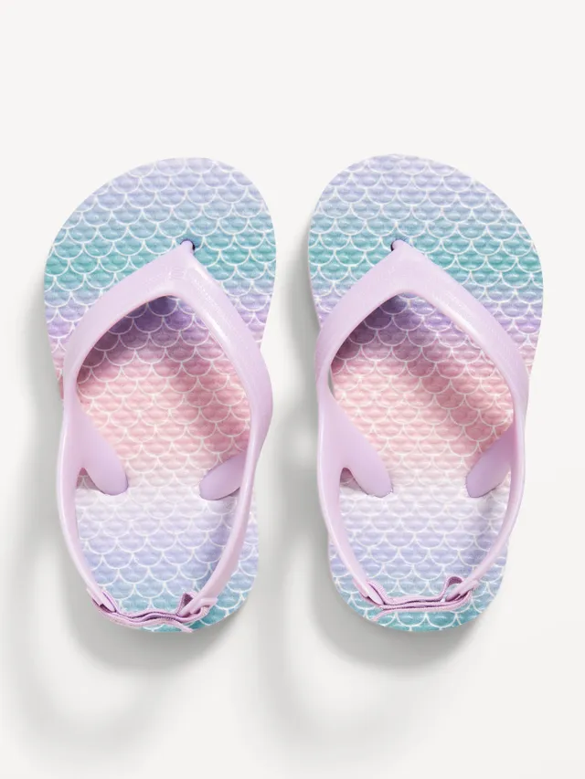 Toddler Girls Rainbow Flip Flops