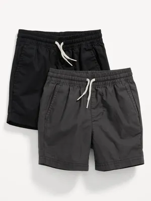 Poplin Pull-On Shorts 2-Pack for Toddler Boys