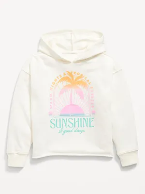 Vintage Graphic Slouchy Hoodie for Girls