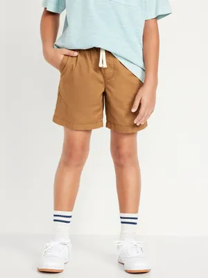 Twill Non-Stretch Jogger Shorts for Boys (Above Knee