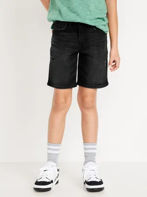 Above Knee 360 Stretch Ripped Jean Shorts for Boys