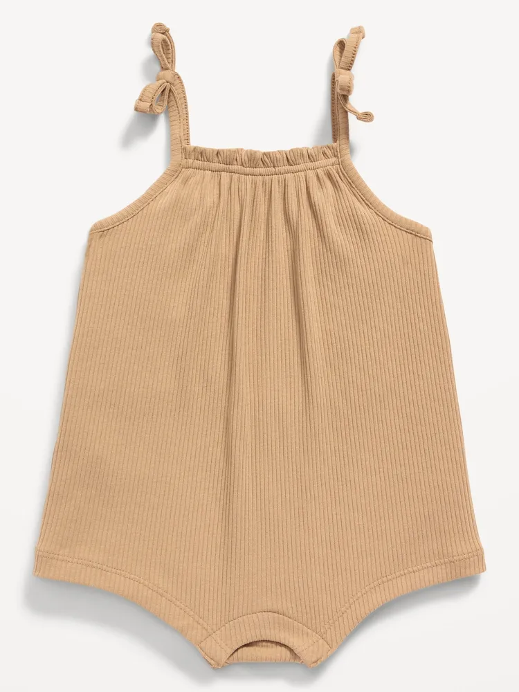 Tie-Bow One-Piece Romper for Baby