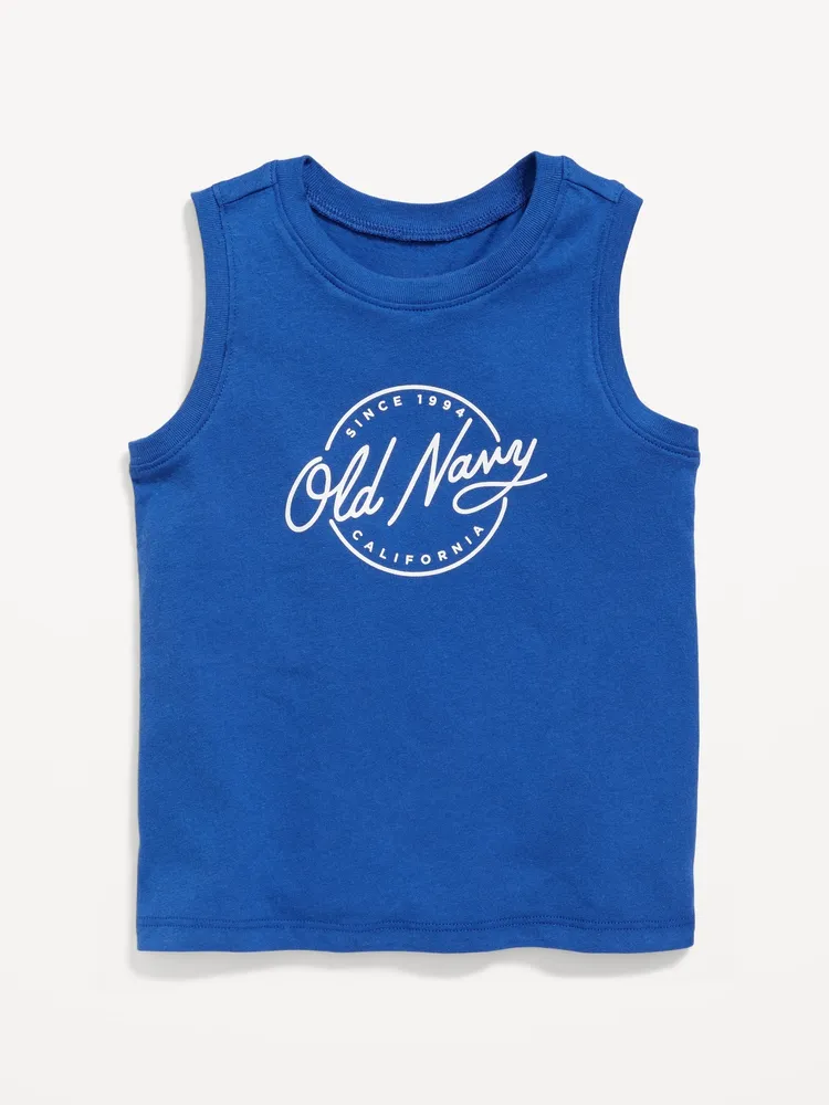 Logo-Graphic Tank Top for Toddler Boys