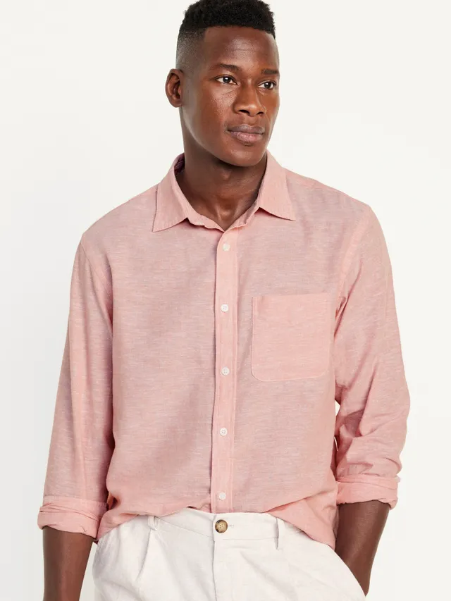 Regular-Fit Everyday Non-Stretch Chambray Shirt