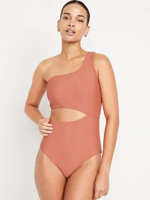 Side Cutout One-Piece Swimsuit for Women