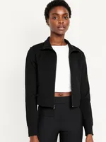 Dynamic Fleece Crop Zip Jacket